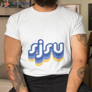 retro san jose state university shirt tshirt