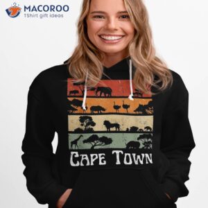 retro south africa safari big five savannah cape town shirt hoodie 1