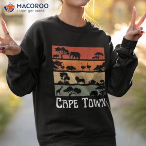 retro south africa safari big five savannah cape town shirt sweatshirt 2