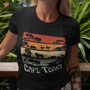 retro south africa safari big five savannah cape town shirt tshirt 3