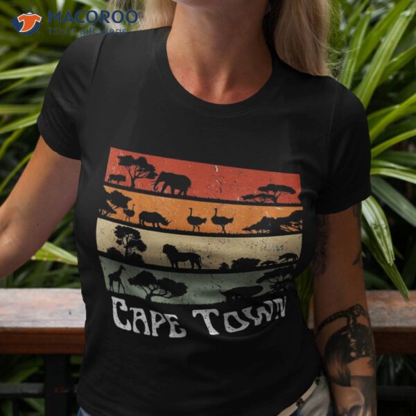 Retro South Africa Safari Big Five Savannah Cape Town Shirt