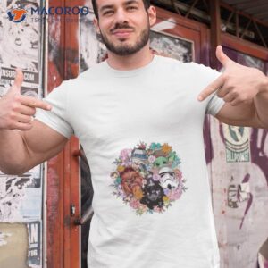 retro spring flower star wars character shirt tshirt 1