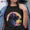 Retro Sunset Landseer Newfoundland Dog Shirt