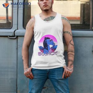 retrowave cool bojack horseman shirt tank top 2