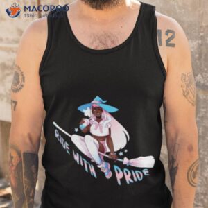 ride with pride transgender shirt tank top