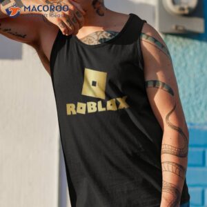 roblox gold shirt tank top 1