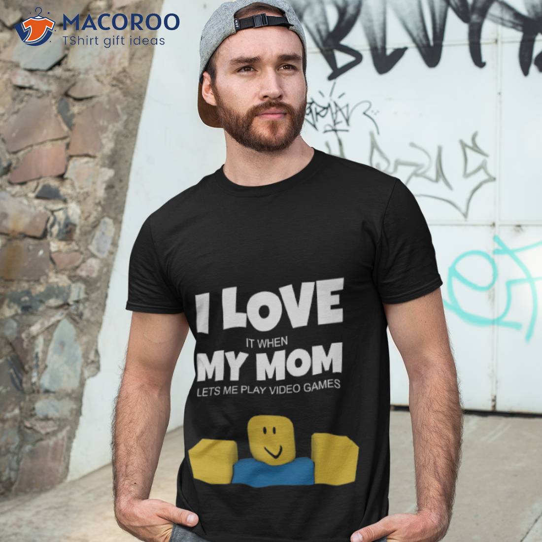 Roblox NOOB I Love My Mom T-Shirt by Vacy Poligree - Pixels