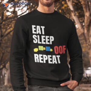 roblox oof eat sleep oof repeat shirt sweatshirt