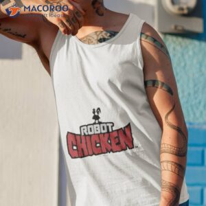 robot chicken logo shirt tank top 1