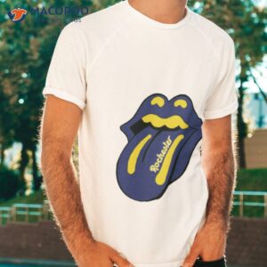 rochester lips yellowjackets rolling stones parody shirt tshirt