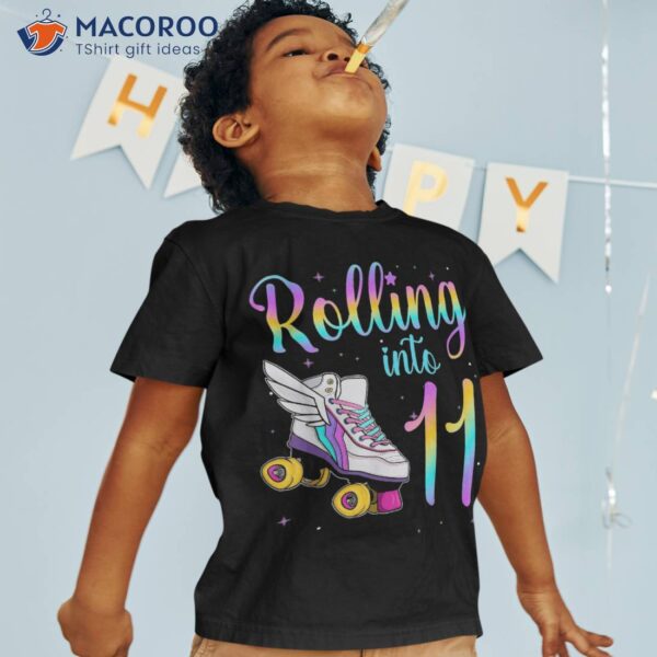 Rolling Into 11 Years. Lets Roll I’m Turning 1 Roller Skates Shirt