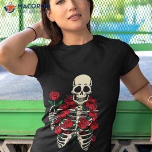 romantic rose skeleton 2023 shirt tshirt 1