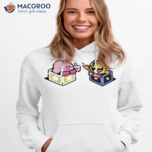 round friends kirby and pac man shirt hoodie 1