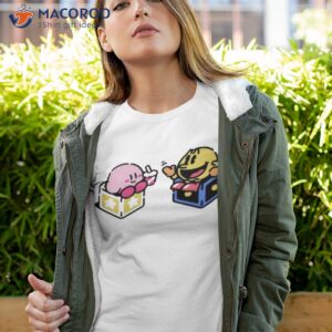 round friends kirby and pac man shirt tshirt 4