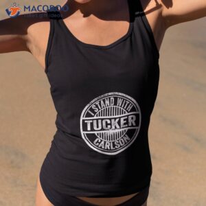 round logo tucker carlson shirt tank top 2