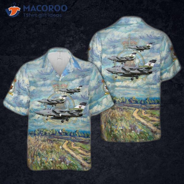 Royal Air Force 12 Squadron Panavia Tornado Gr4 Hawaiian Shirt