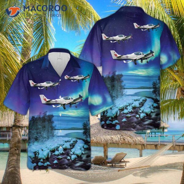 Royal Air Force Grob G-120tp Prefect T1 Hawaiian Shirt