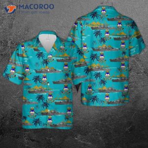 Royal Australian Navy Hmas Tobruk (i) (d37): Hawaiian Shirt