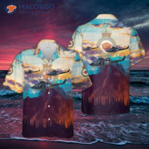 Royal Canadian Air Force 438 Tactical Helicopter Squadron’s Bell Ch-146 Griffon Hawaiian Shirt