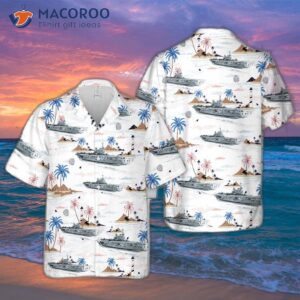 Royal Navy Hms Hermes (r12) Hawaiian Shirt