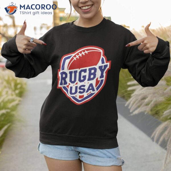 Rugby Usa Support The Team Shirt Football Flag