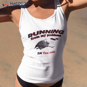 running from my problems goose 5k fun run shirt tank top 2