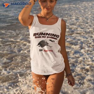 running from my problems goose 5k fun run shirt tank top 3