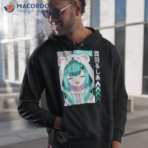 rushia with hoodie hololive cute shirt hoodie 1