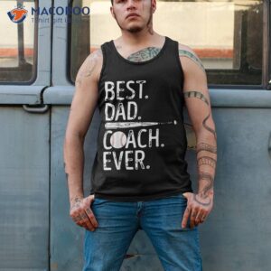 s best dad coach ever baseball patriotic for father s day shirt tank top 2