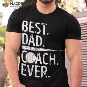 s best dad coach ever baseball patriotic for father s day shirt tshirt