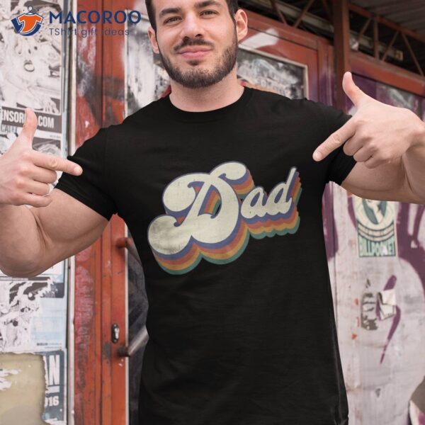 S Dad Gifts Retro Vintage Father’s Day Shirt