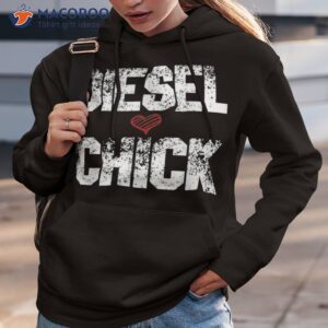 s diesel chick trucker shirt truck drivers gift hoodie 3