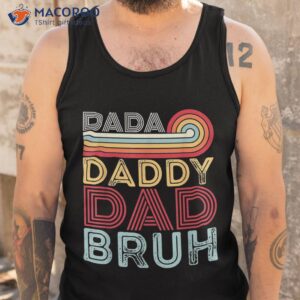 s funny fathers day retro design vintage outfit for dad father shirt tank top