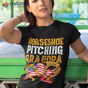 s horseshoe pitching grandpa pitcher shirt tshirt 1