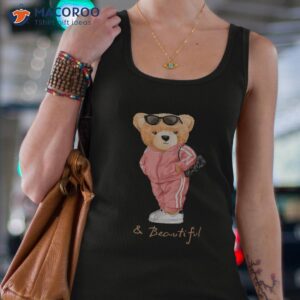 s kids teddy bear graphic cool designs funny shirt tank top 4