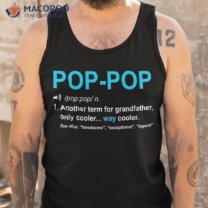 s pop grandpa fathers day birthay for dad poppop papa shirt tank top