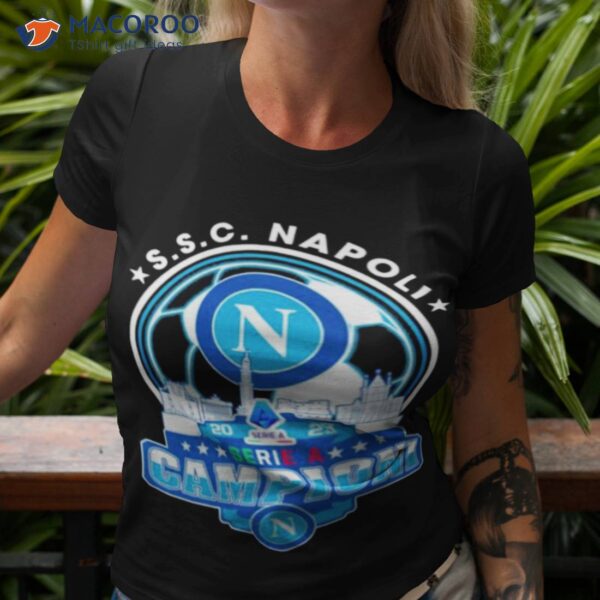 S.s.c Napoli 2023 Serie A Campioni Shirt