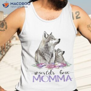 s world s best momma mom 2023 pretty floral wolf amp cub shirt tank top 3