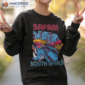 safari south africa big five national park wild animals shirt sweatshirt 2