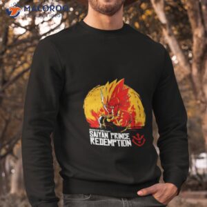 saiyan prince redemption shirt sweatshirt