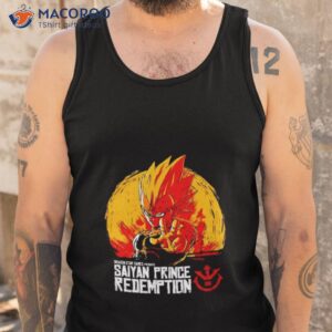 saiyan prince redemption shirt tank top