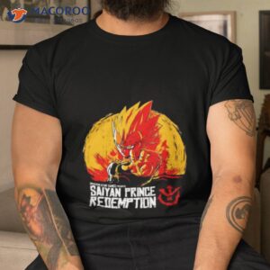 saiyan prince redemption shirt tshirt