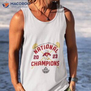 salisbury university 2023 ncaa division iii mens lacrosse national champions shirt tank top