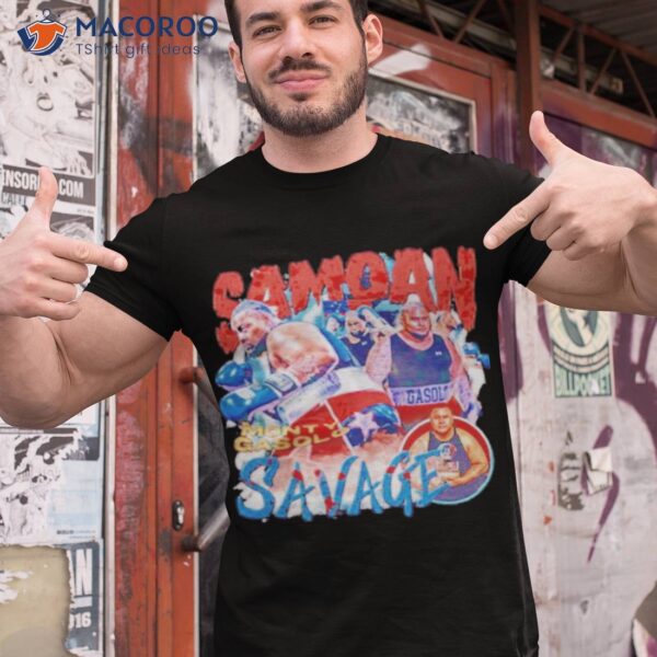 Samoan Savage Monty Montu Gasolo Shirt