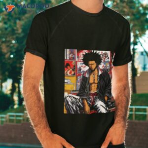 samurai afro lofi hip hop aesthetic 90s shirt tshirt
