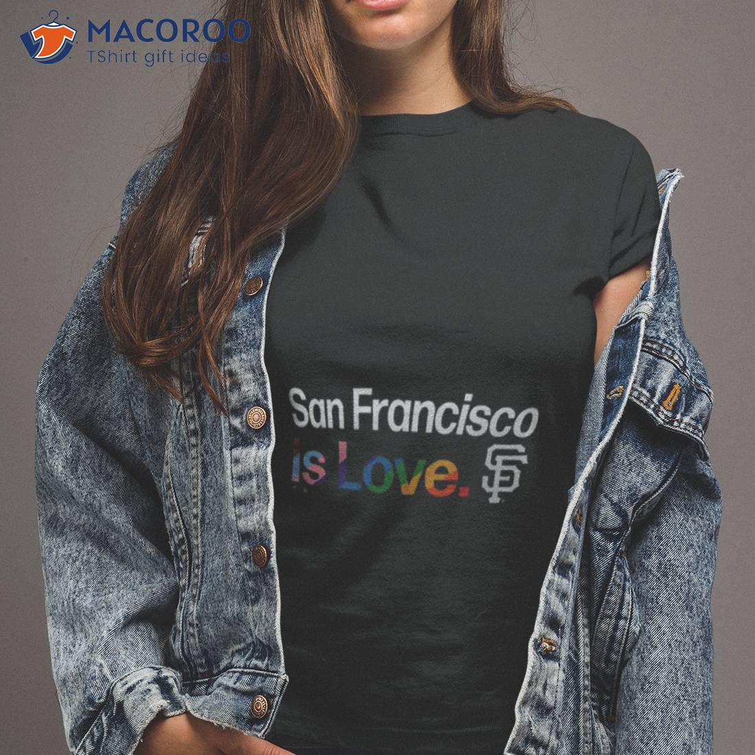 San Francisco Giants Is Love Profile Pride Shirt