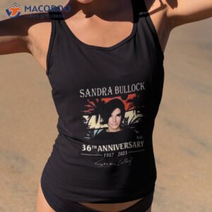 sandra bullock 36th anniversary 1987 2023 signature shirt tank top 2