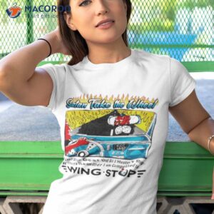 Satan Take The Wheel Wing Stop Shirt 3 satan take the wheel wing stop shirt tshirt 1 1
