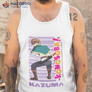 satou kazuma the billionare adventurer konosuba shirt tank top