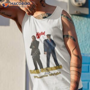 saul goodman phoenix wright objection shirt tank top 1